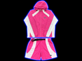 Cortiez Pink/White jacket and shorts set