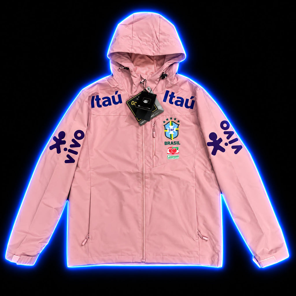 Pink Brazil performance windbreaker jacket