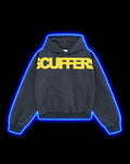 Charcoal Scuffers logo hoodie