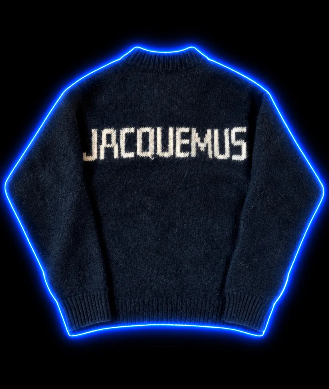 Dark Jacquemus logo sweater