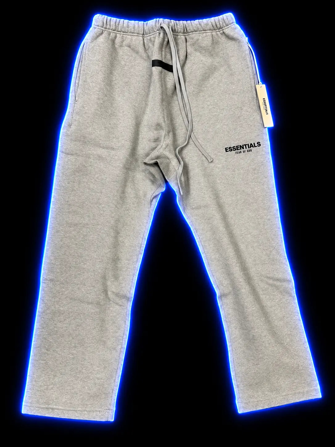 Grey Essentials drawstring pants